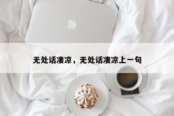 无处话凄凉，无处话凄凉上一句